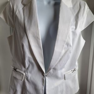 New York & Company White Shirt size 12